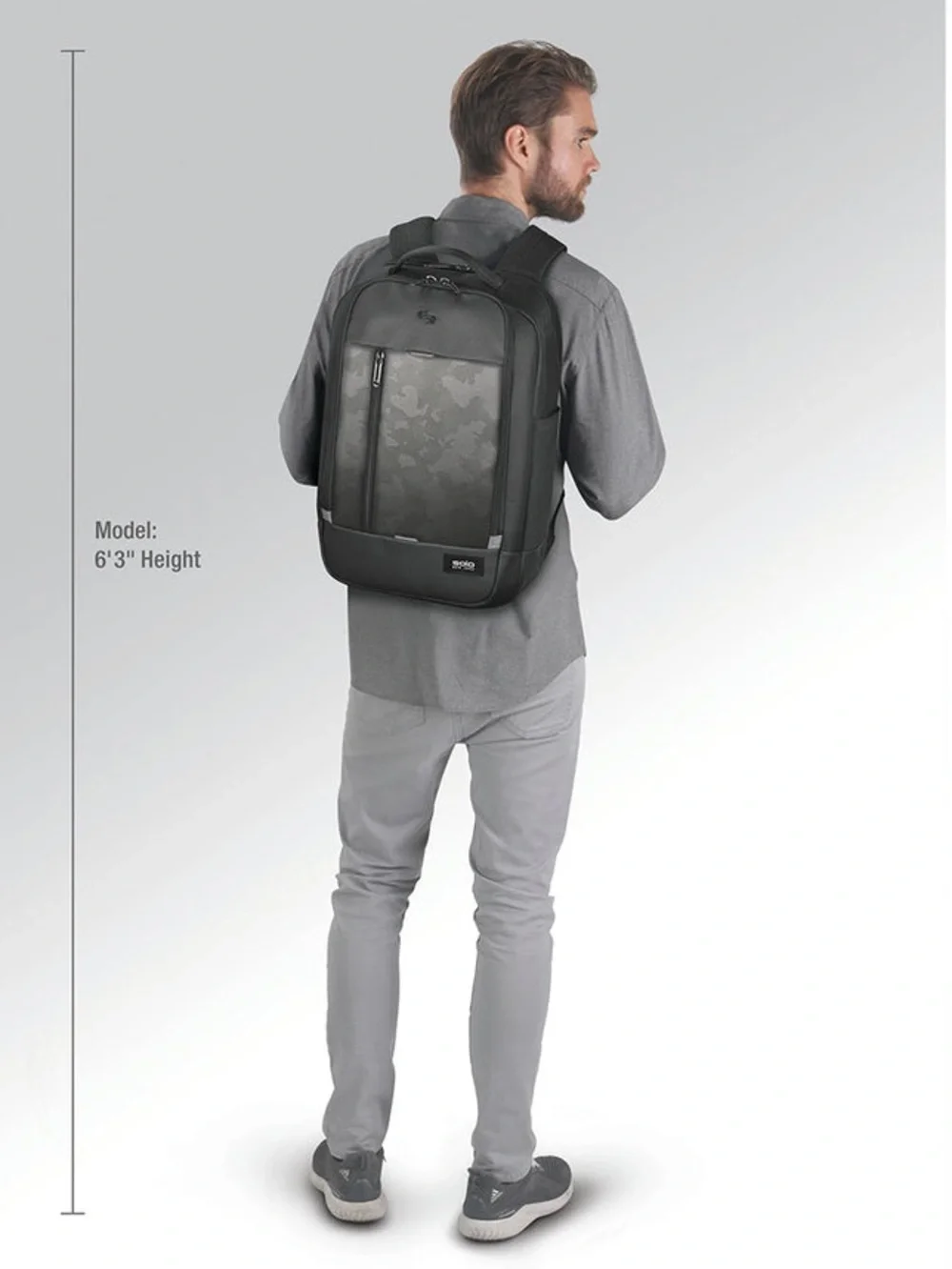 Solo New York‎ Code   Black Men's Tech Backpack